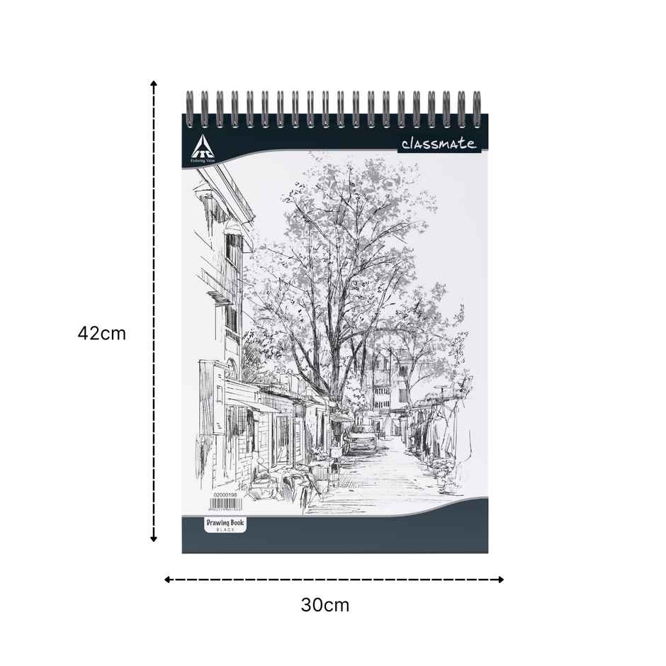 Classmate| Assorted  Unruled Drawing Book (Multicolour) - 2000198
