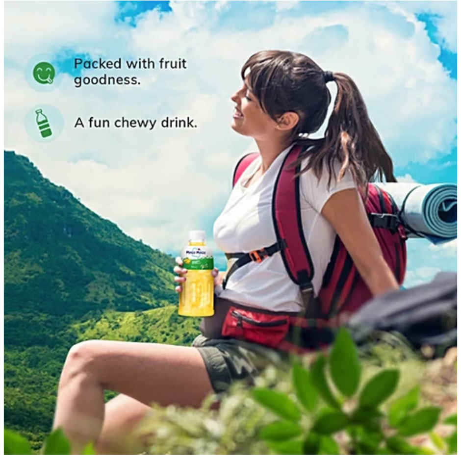 Mogu Mogu Mango Flavoured Drink with Nata de Coco