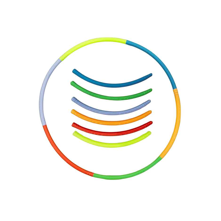 Zike Premium Hula Hoop Collapisble, 6 Pieces