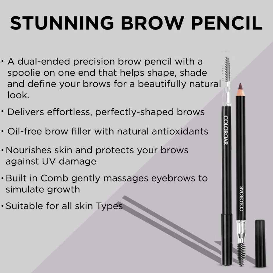 Colorbar Stunning Brow Pencil Chestnut Dark Brown