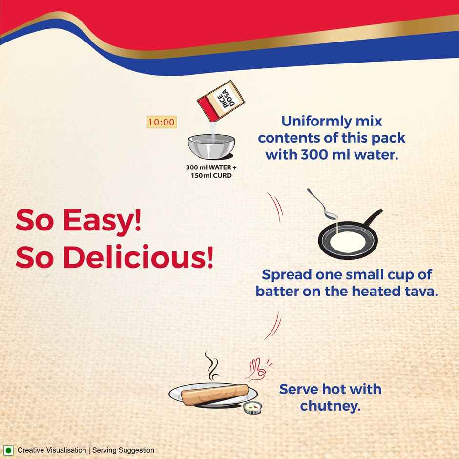 Aashirvaad Instant Mix Rice Dosa