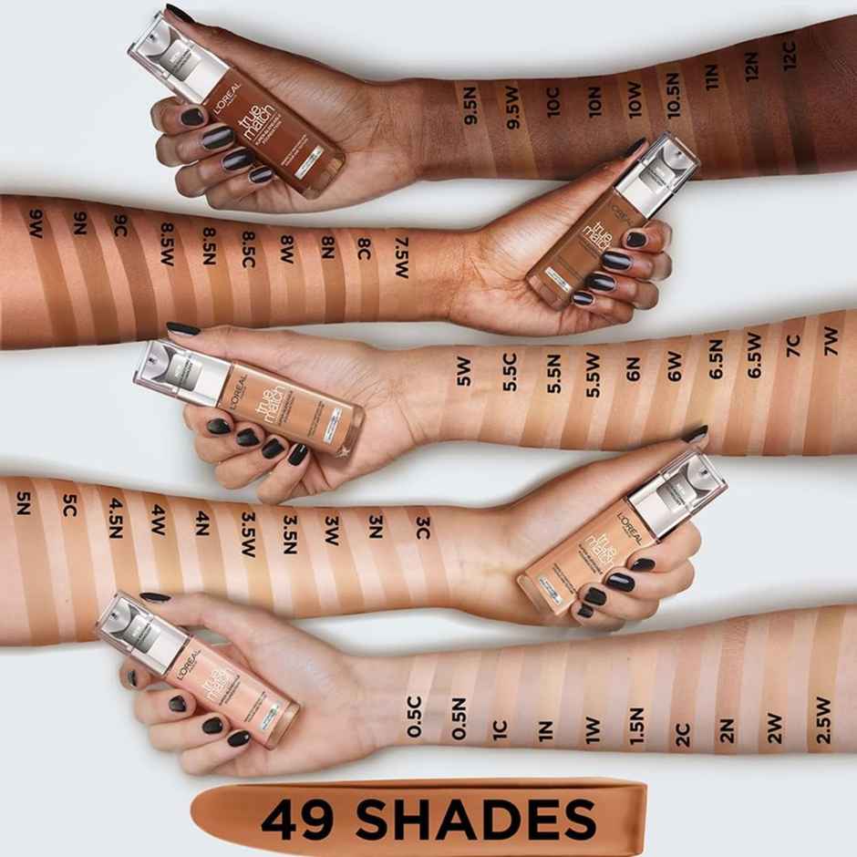 L'Oreal Paris True Match Super Blendable Matte, Natural Liquid Foundation - Golden Cappuccino 8D8W