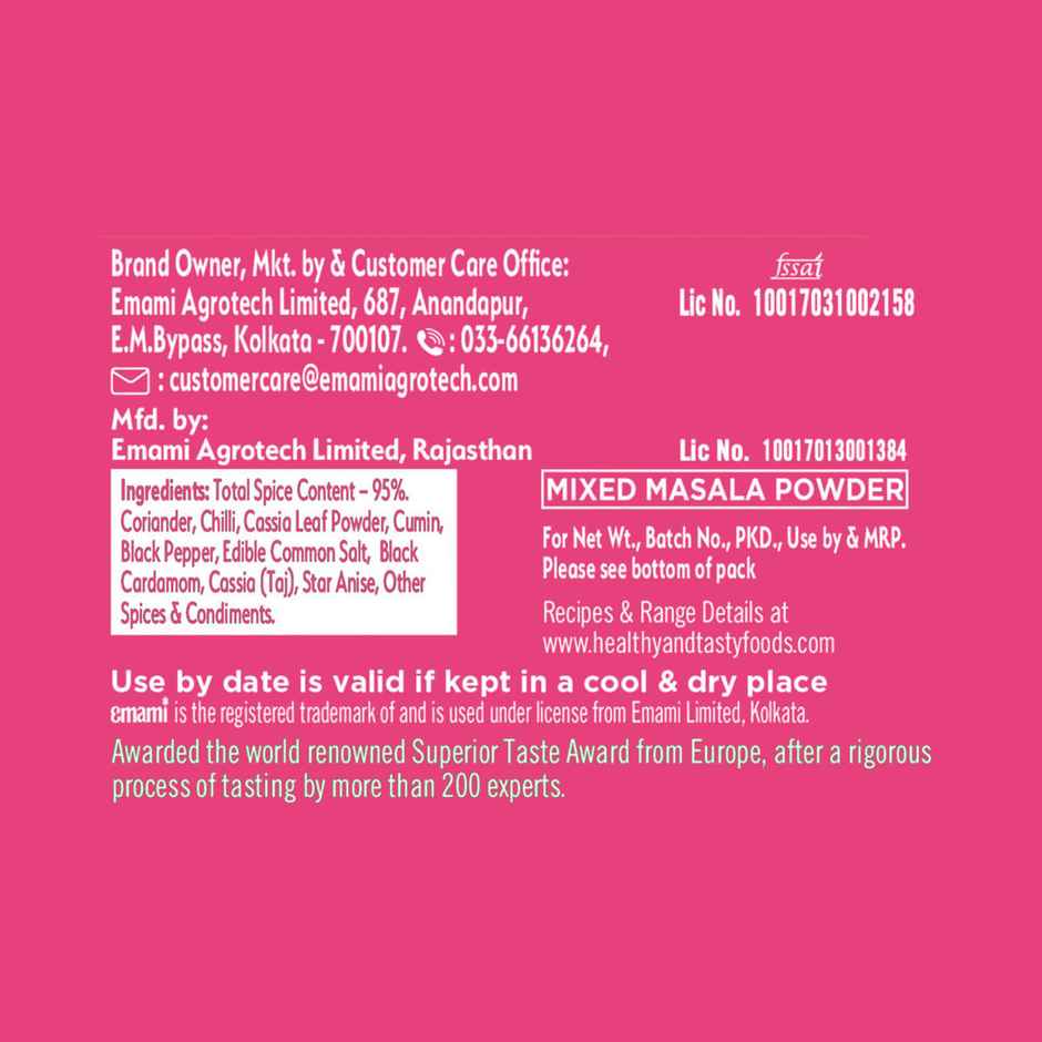 Emami Healthy & Tasty Mantra Traditional Garam Masala