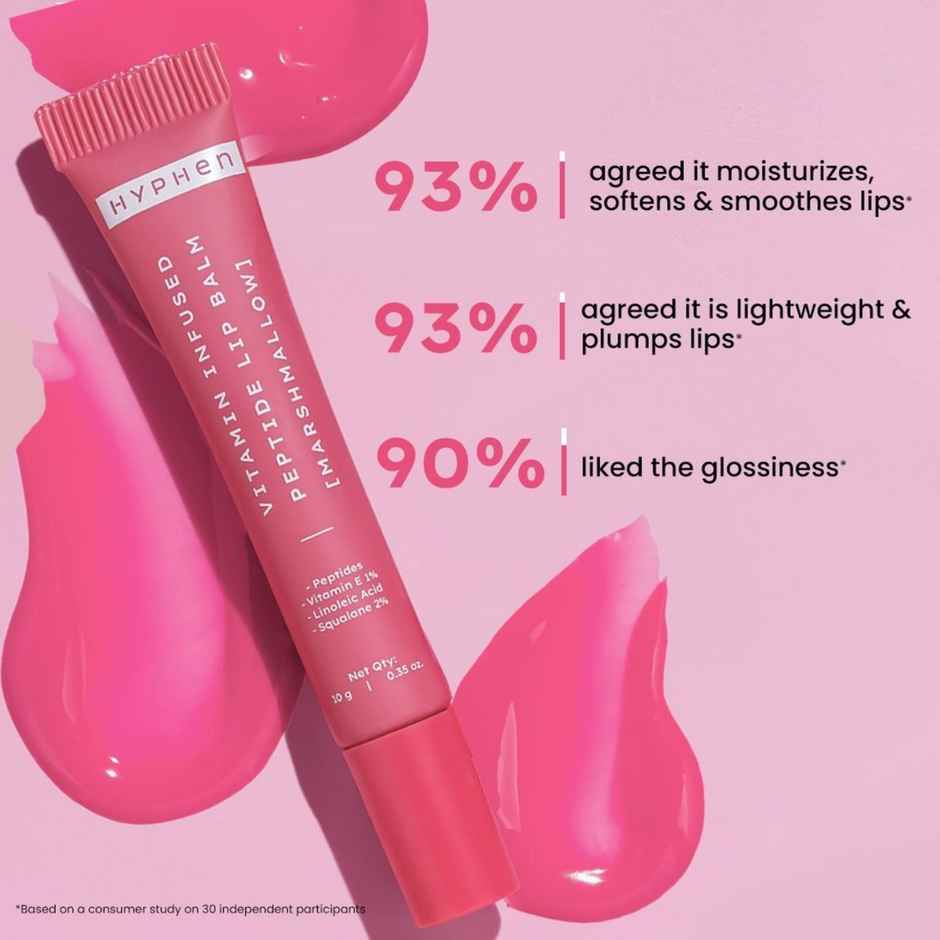 Hyphen Vitamin-Infused Peptide Tinted Lip Balm - Marshmallow