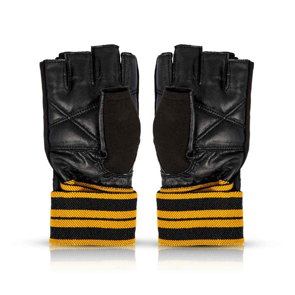 Cosco Gym Gloves - Hunk Large, 2 Pieces Made in India