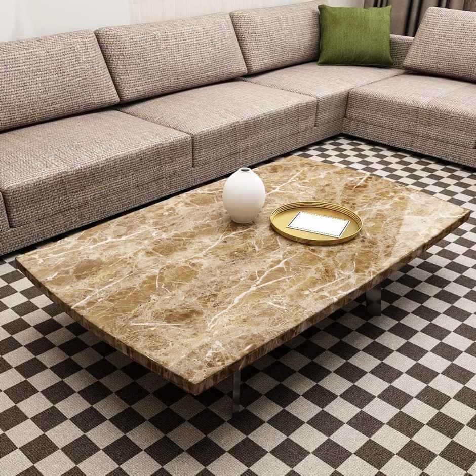 Perpetual Marble Stickers | DIY Peel & Stick Waterproof Wallpaper | 60x200Cm | Brown