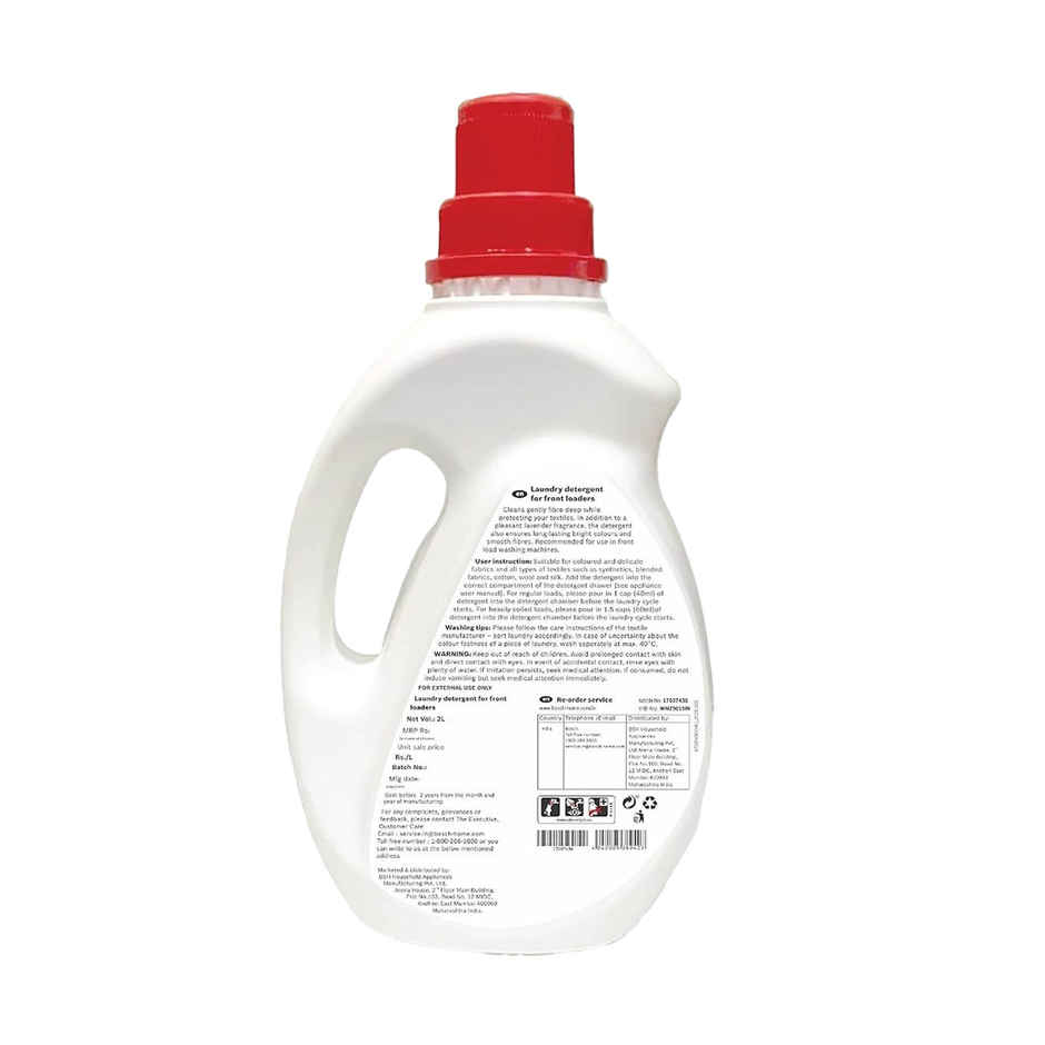 Bosch Lavender Fragrance Front Load Laundry Detergent Liquid