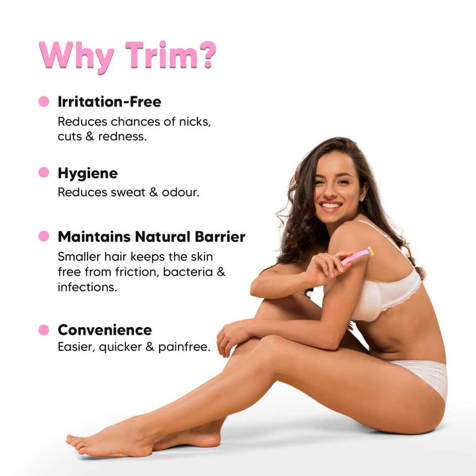 LetsShave Evior Bikini Razor for Sensitive Area | Safe, Clean & Irritation-Free Shave