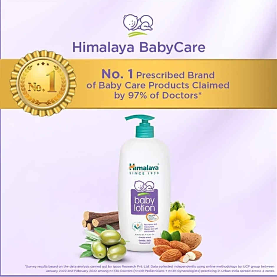 Himalaya Baby Lotion with Almond & Olive Oil Lotion