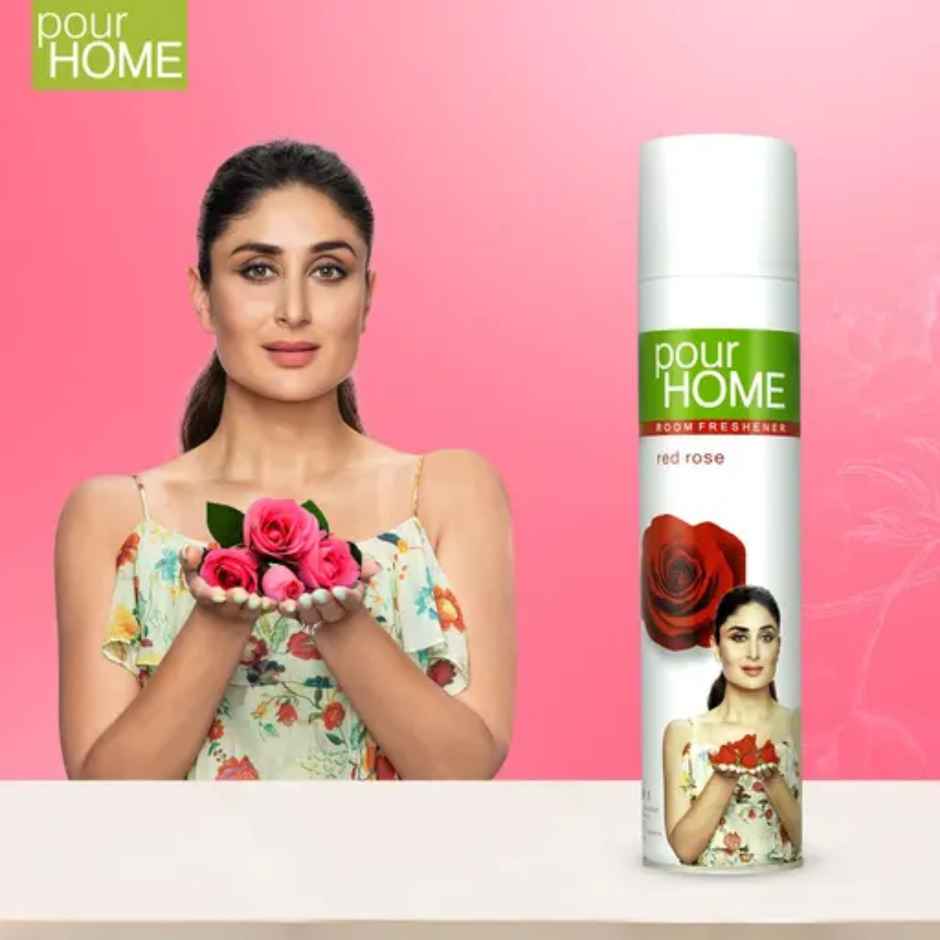 Pour Home Red Rose & Lovely Lavender Room Freshener Spray