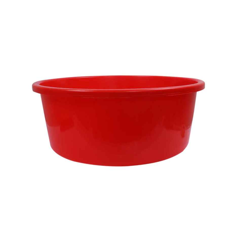 Kuber Industries Unbreakable Multipurpose Bath Tub 40 L (Red) -CTLTC10954 | Plastic