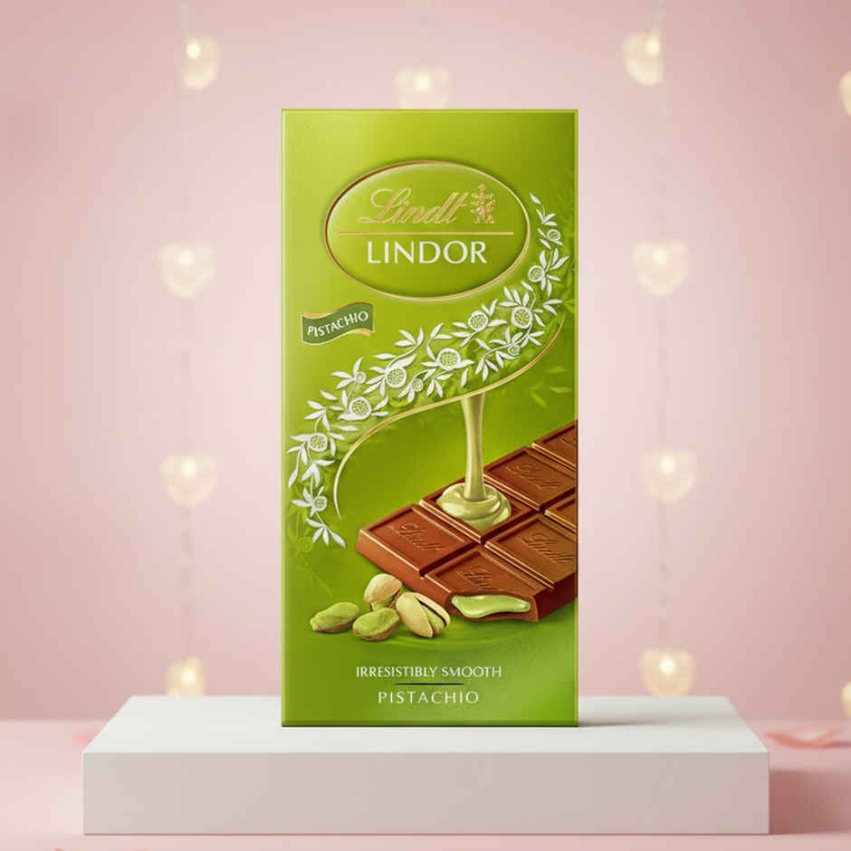 Lindt Lindor Pistachio Chocolate Bar