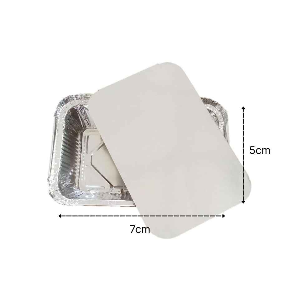 Disposable Aluminium Container With Lid | Pack Of 25 | 750 ml | Tempware