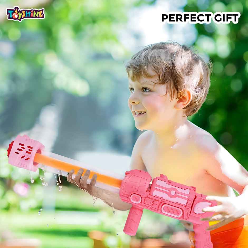 Toyshine Truck Shape 49Cm Air Pump Water Gun | Outdoor Fun | Pink