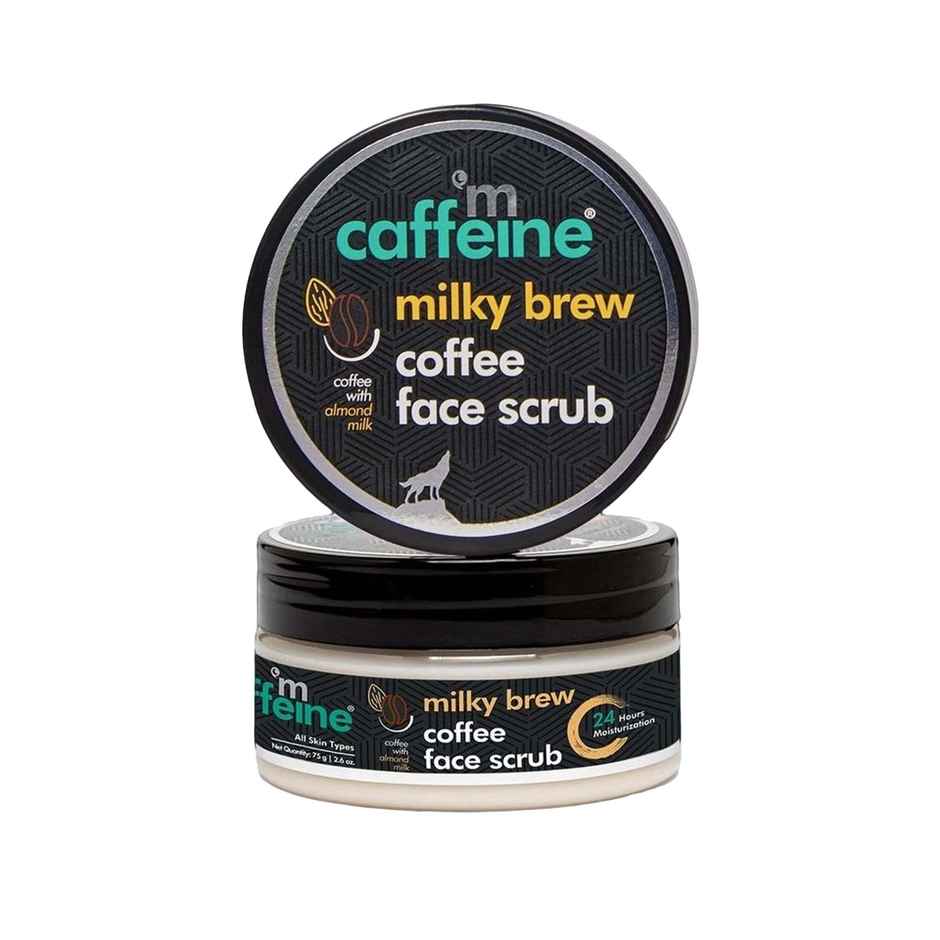 mCaffeine Coffee & Milk Moisturizing Face Scrub for Gentle Exfoliation