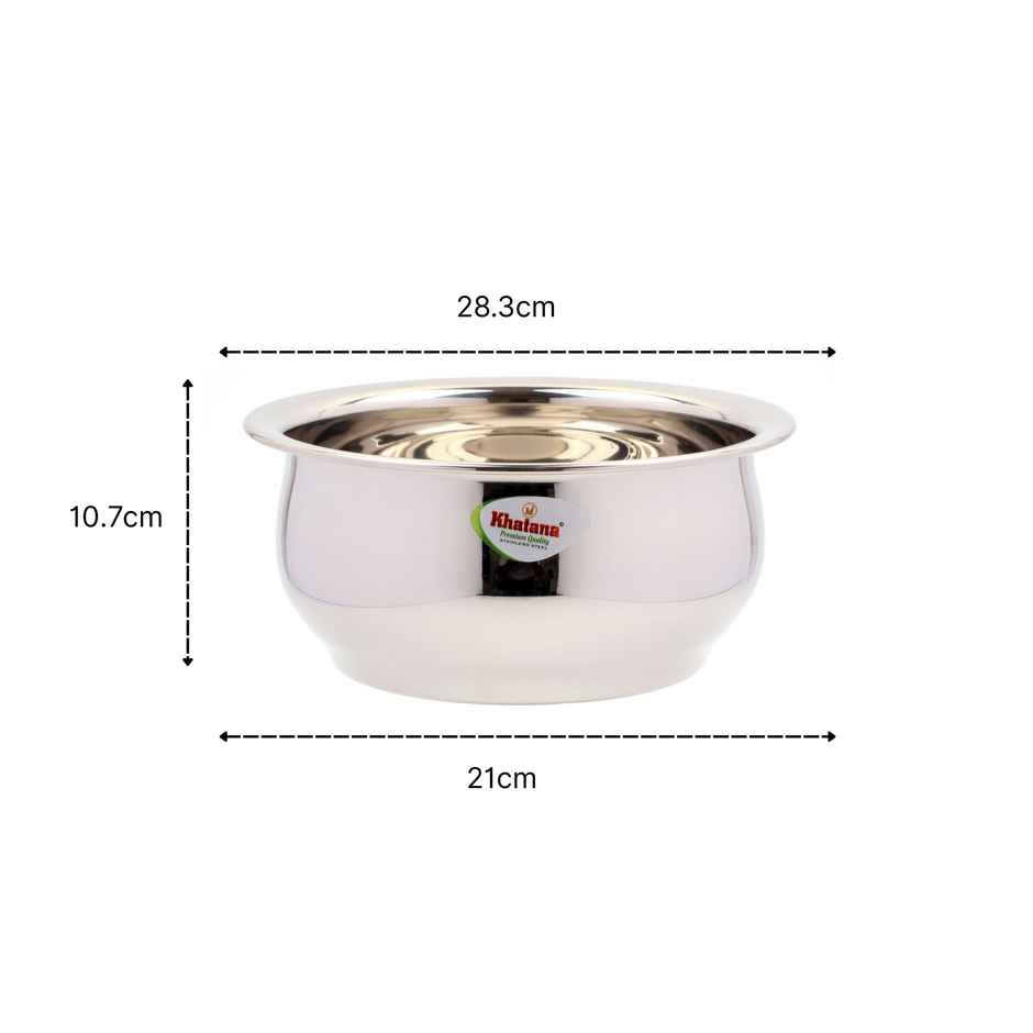 Khatana 22G Plain Prabhu Handi 13 2300Ml