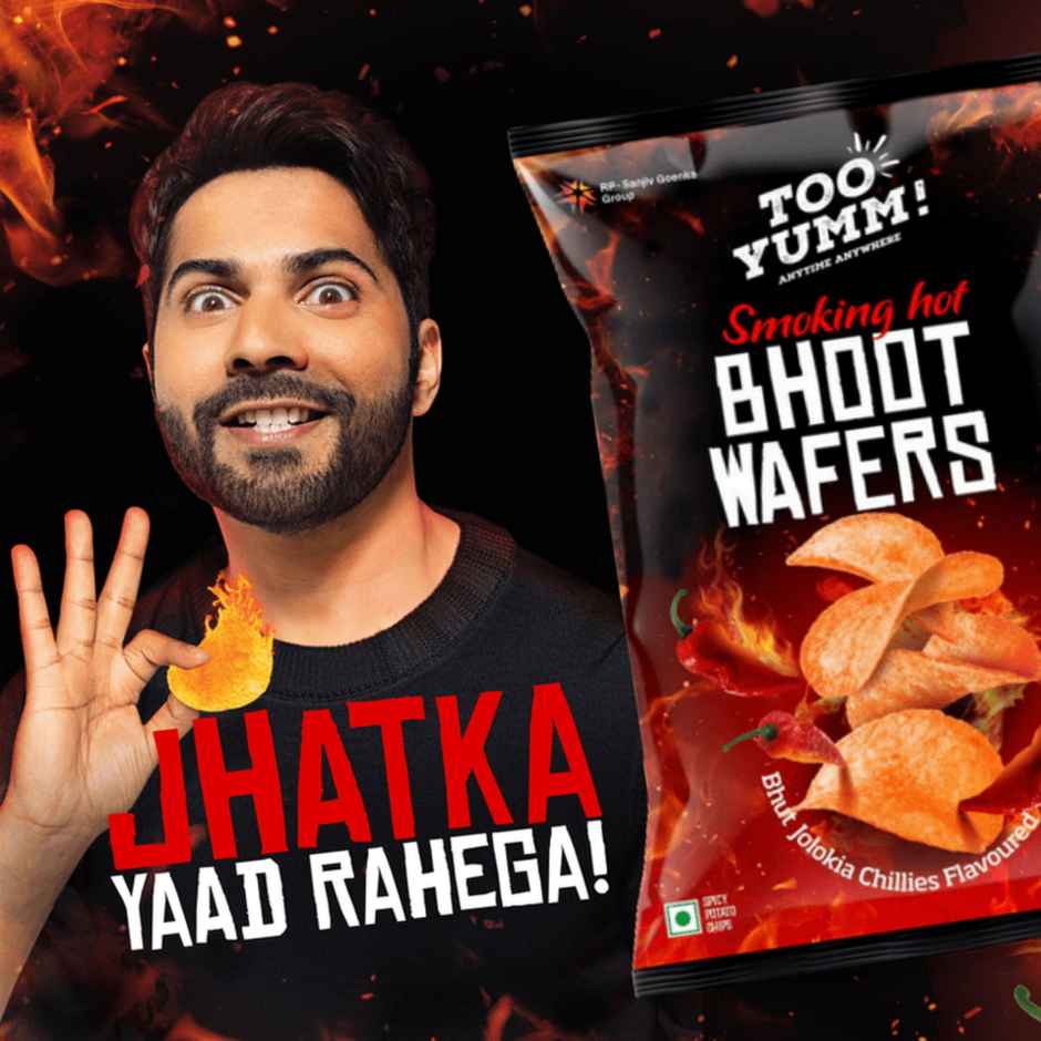 Too Yumm! Bhoot Wafers | Bhut Jolokia flavour | Spicy Chilli Potato Chips