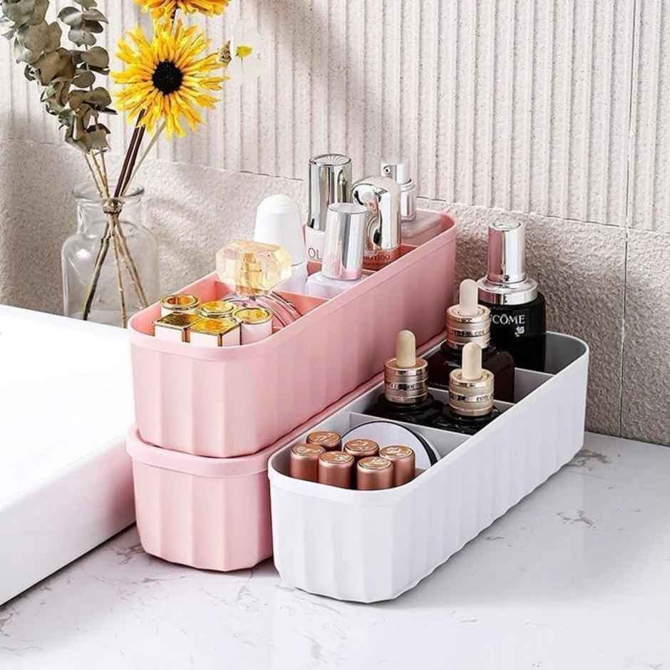 Perpetual Innerwear Organizer for Wardrobe | Multipurpose Divider for Socks | Bras | Pack of 4