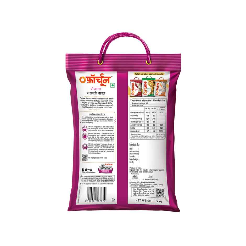 Fortune Rozana Gold Basmati Rice