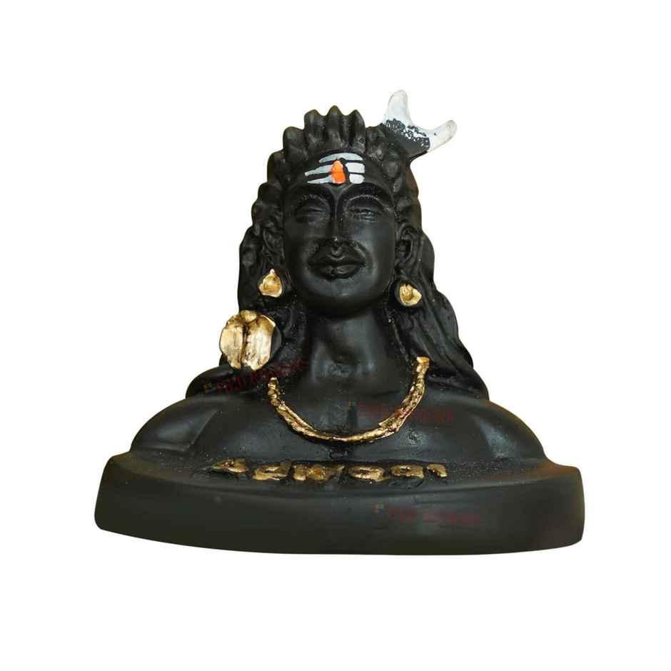 Tied Ribbons Small Adiyogi Statue Shiva Idol Showpiece | 7 cm