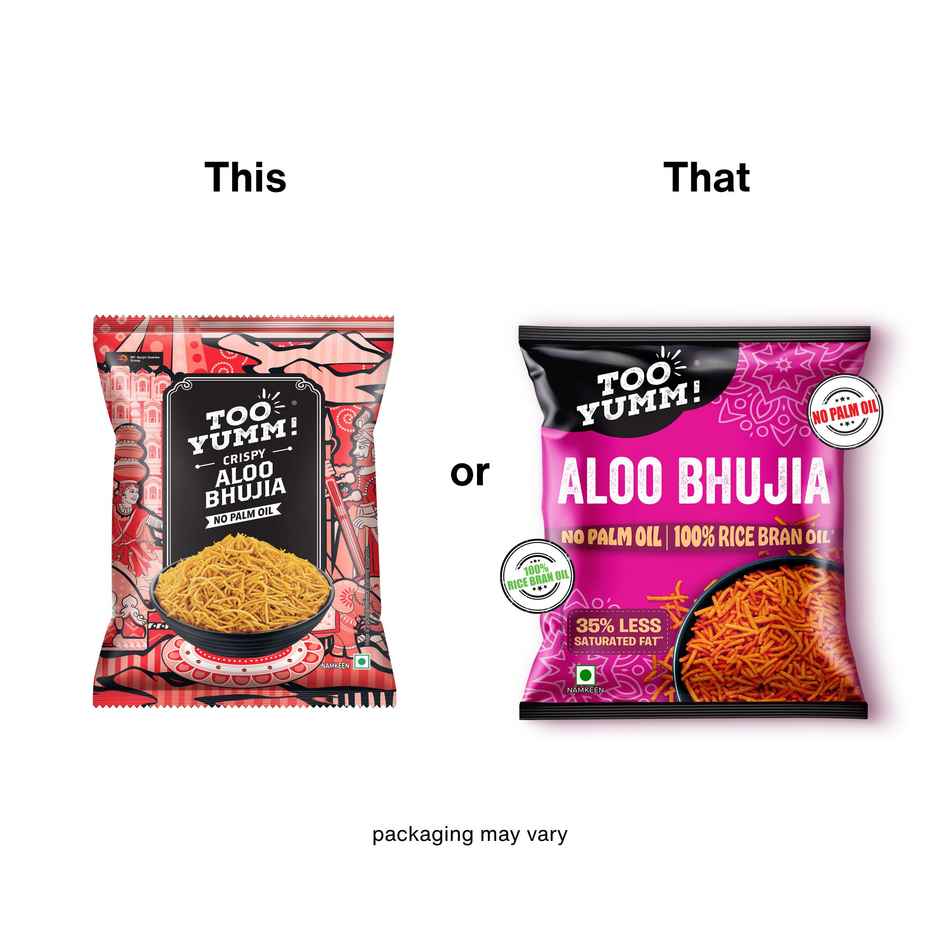 Too Yumm! Aloo Bhujia | No Palm Oil | 35% Less Saturated Fat
