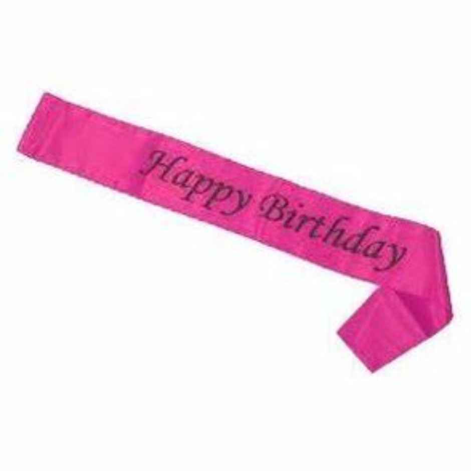 Sash Happy Birthday Assorted Colours | Se7en