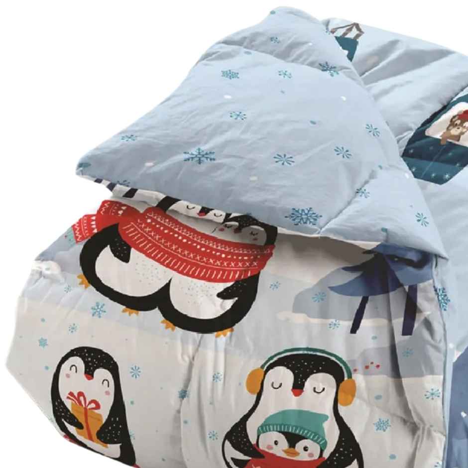 Polka Tots Kids Comforter Blanket | Penguin
