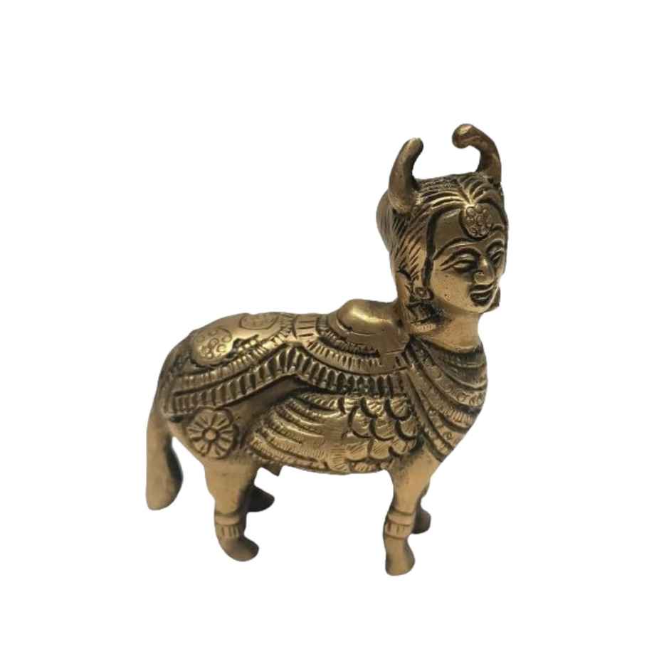Devnidhii Kamdhenu Maa in Brass Design 1