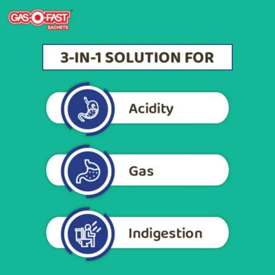 Gas O Fast Lemon Sachet