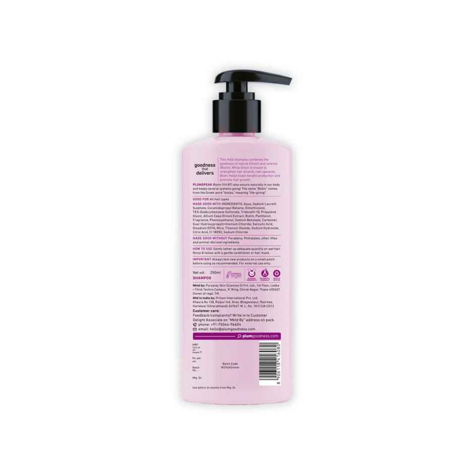 Plum Onion And Biotin Sulphate-Free & Paraben-Free Shampoo