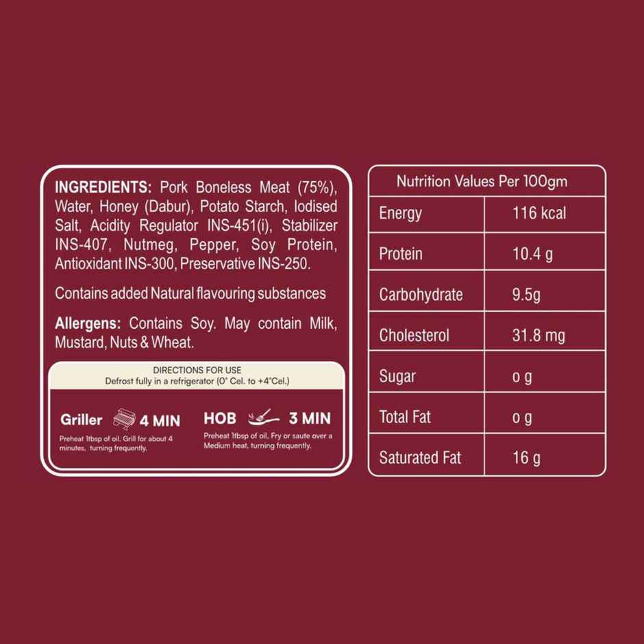 Delichic Pork Honey Galzed Ham