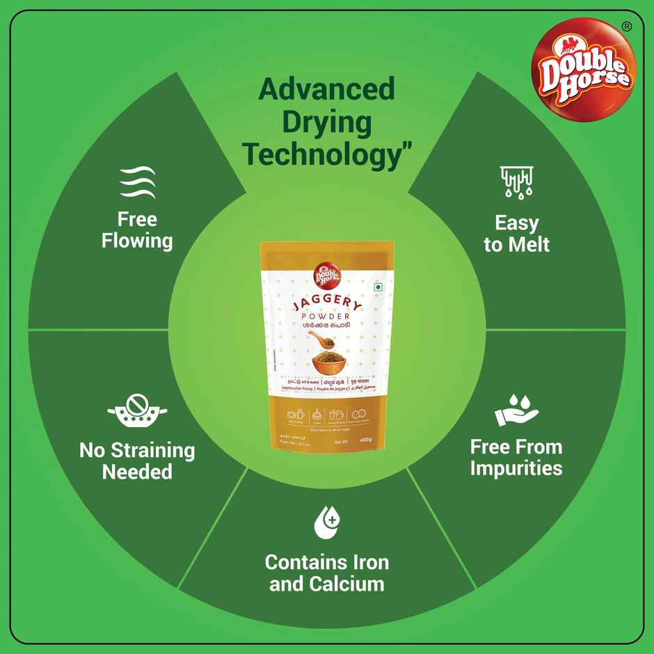 Double Horse Modak Flour Combo | Rice Flour & Jaggery Powder