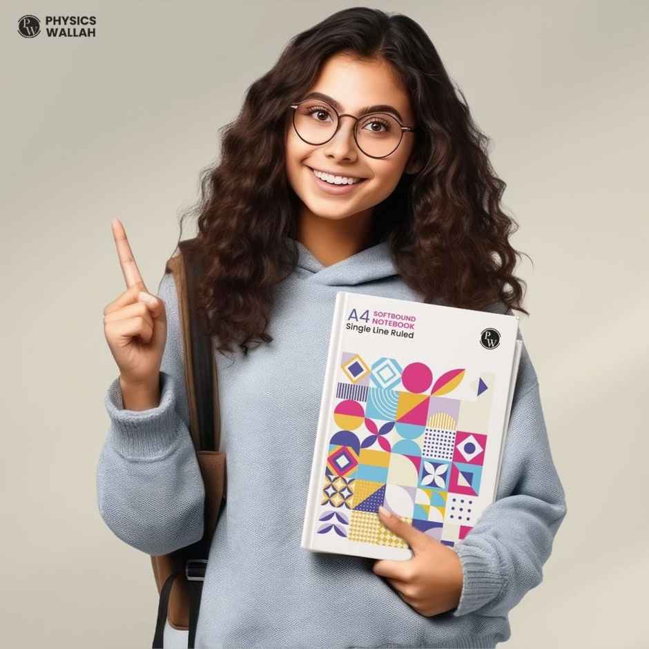 Physics Wallah A4 Softbound Notebooks 272 Pages Set of 3