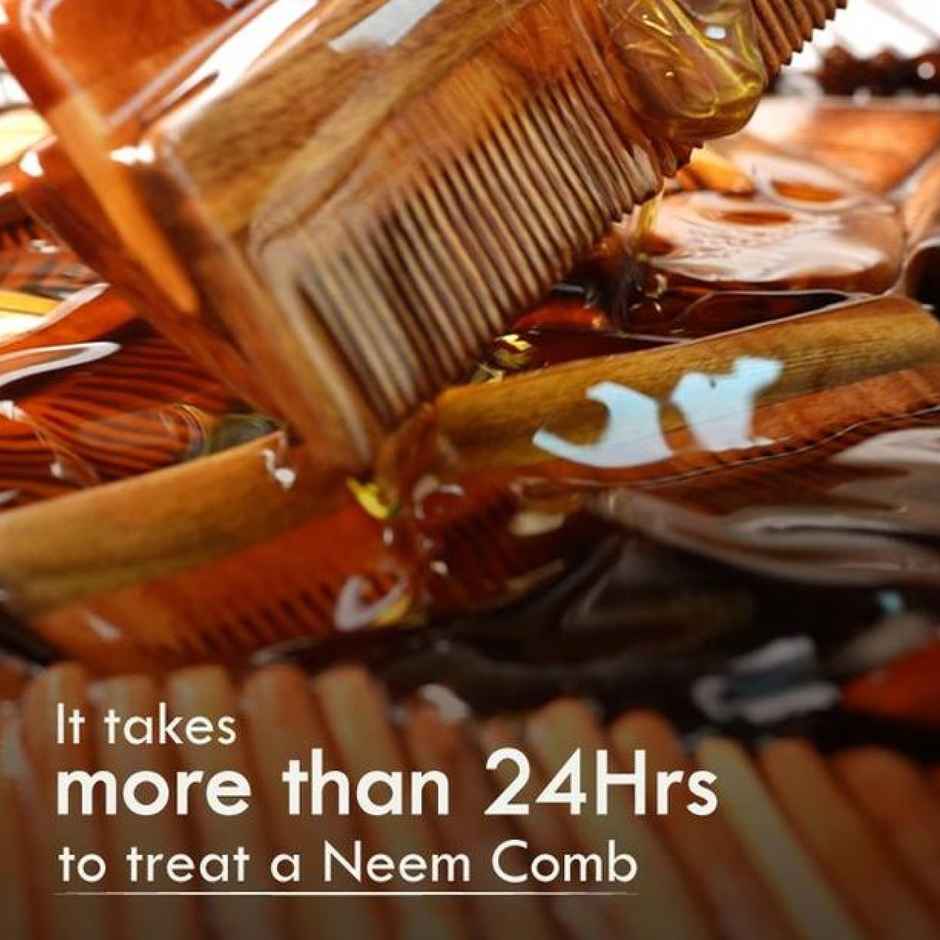 Nat Habit Oil Treated Wide Tooth Wooden Comb