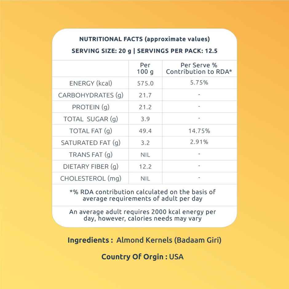 Farmley Premium California Almonds