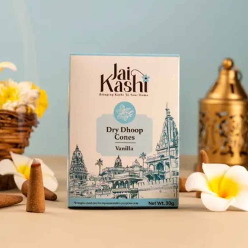 Jai Kashi Vanilla Dry Dhoop Cones