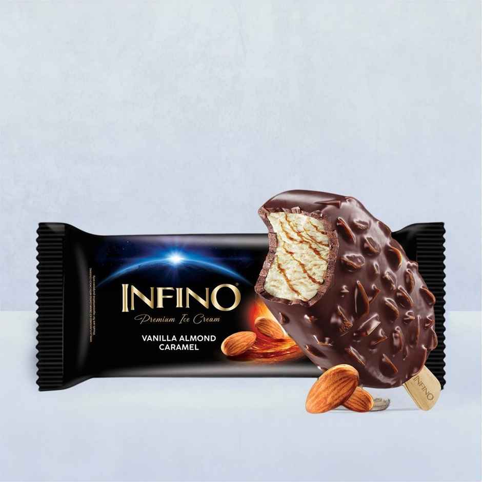 Infino Vanilla Almond Caramel Ice Cream Stick