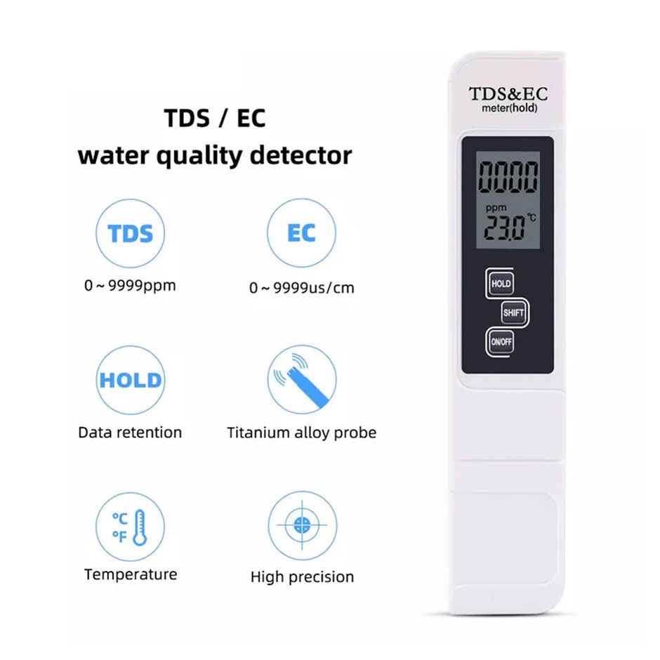 Aptechdeals Tds Meter/Digital Tds Meter With Temperature | Tds Ec