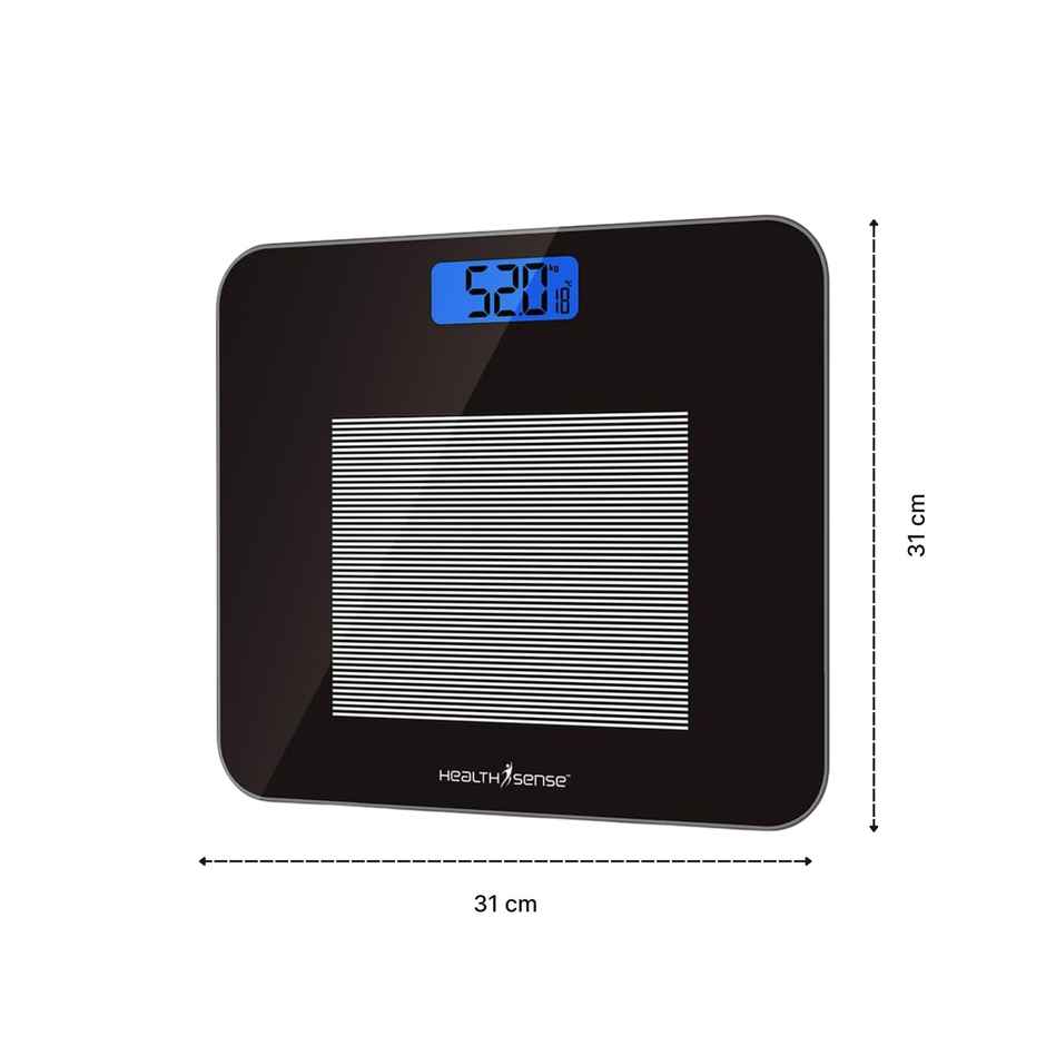 Healthsense Weight Machine For Body Weight, Digital Weighing Scale