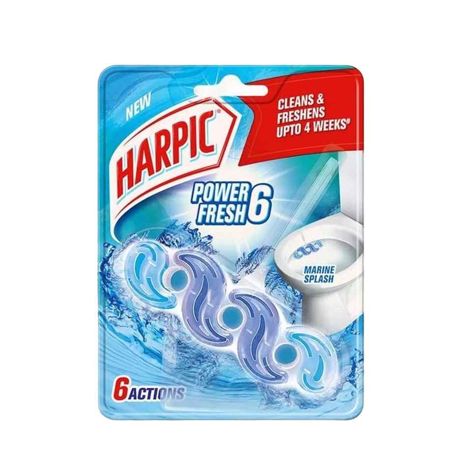 Harpic Marine Splash Power Fresh 6 Toilet Cleaner Rim Block