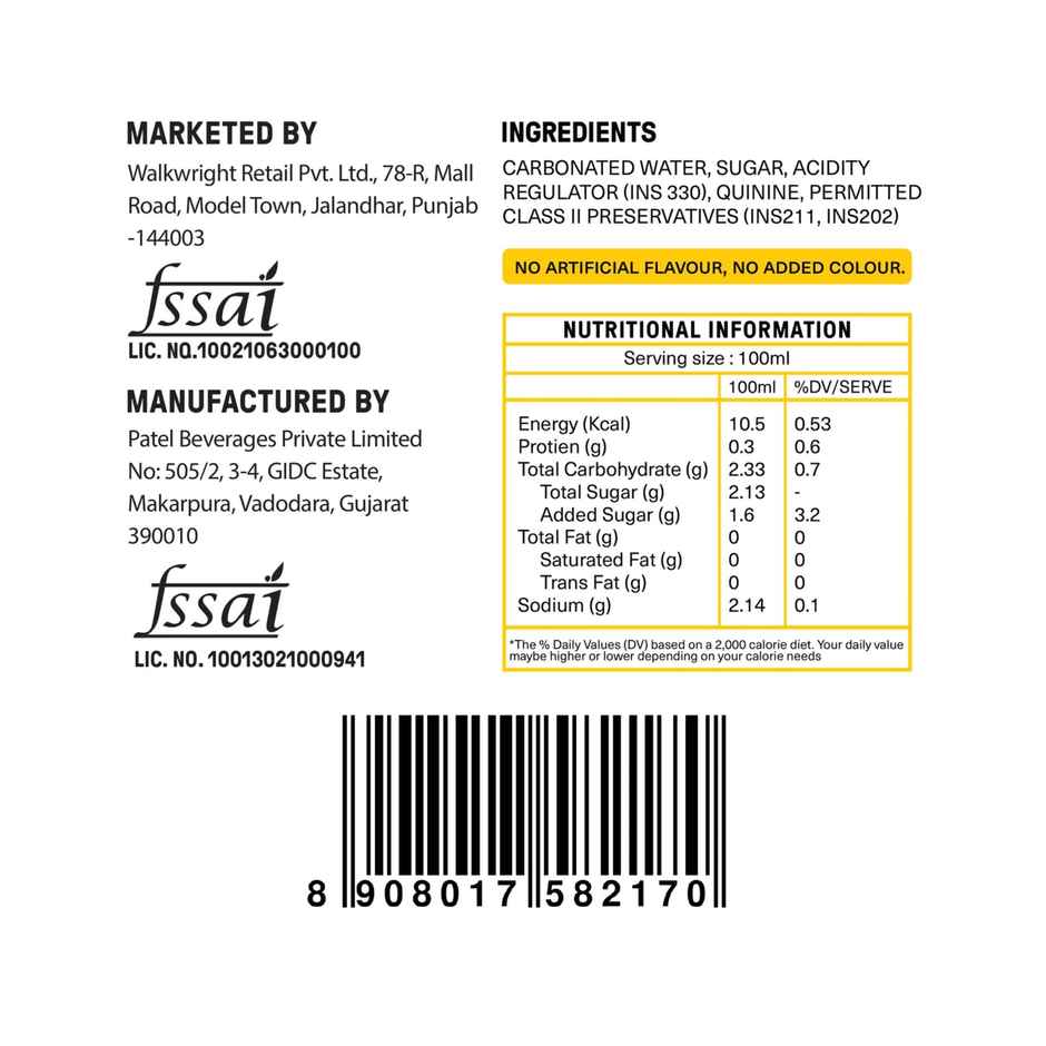 Tipsy Tiger Ginger Ale (With Real Ginger)(250ml) & Tipsy Tiger Low Cal Tonic Water(250ml) Combo
