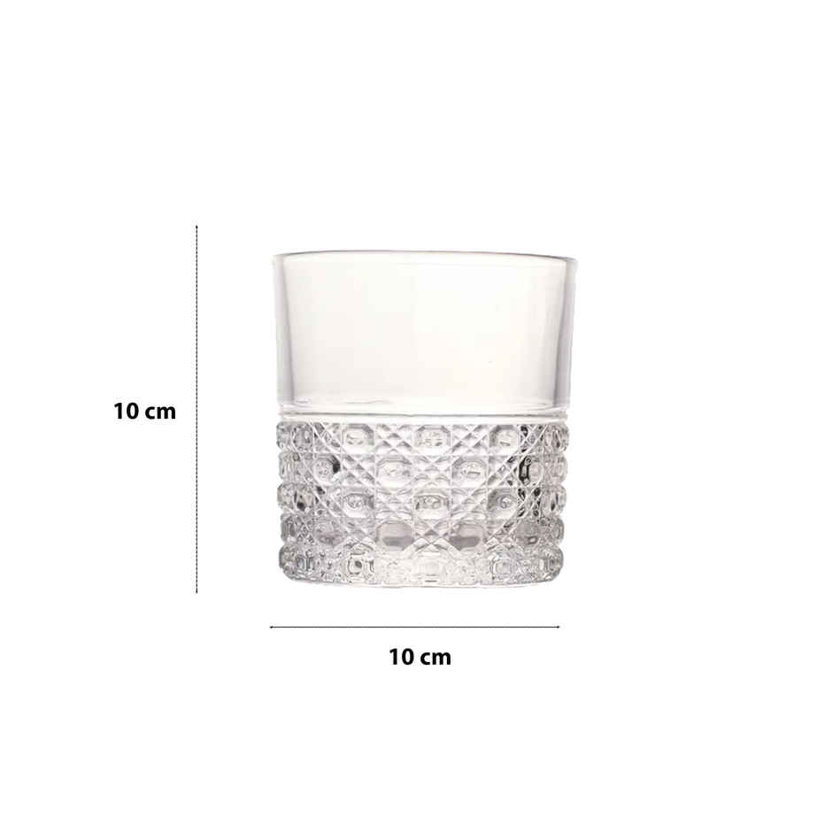 Baku Whisky Glass | Set of 6 pcs | 330 ml | Sanjeev Kapoor