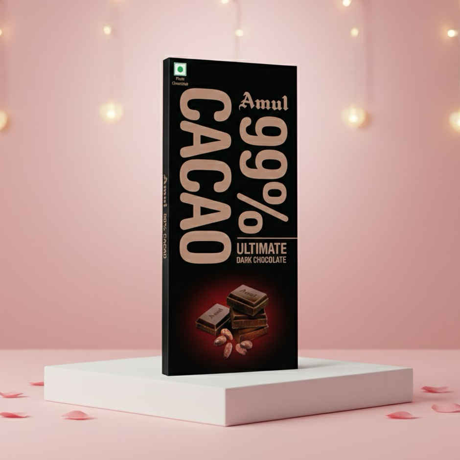 Amul 99% Cacao | Ultimate Dark Chocolate