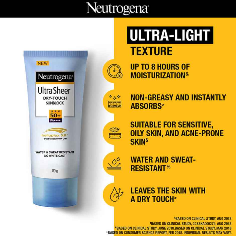 Neutrogena Ultra Sheer Dry Touch Sunblock SPF