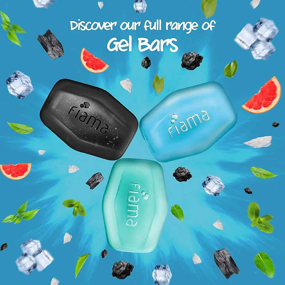 Fiama Men Refreshing Pulse Gel Bar With Sea Minerals With Skin Conditioner Soap