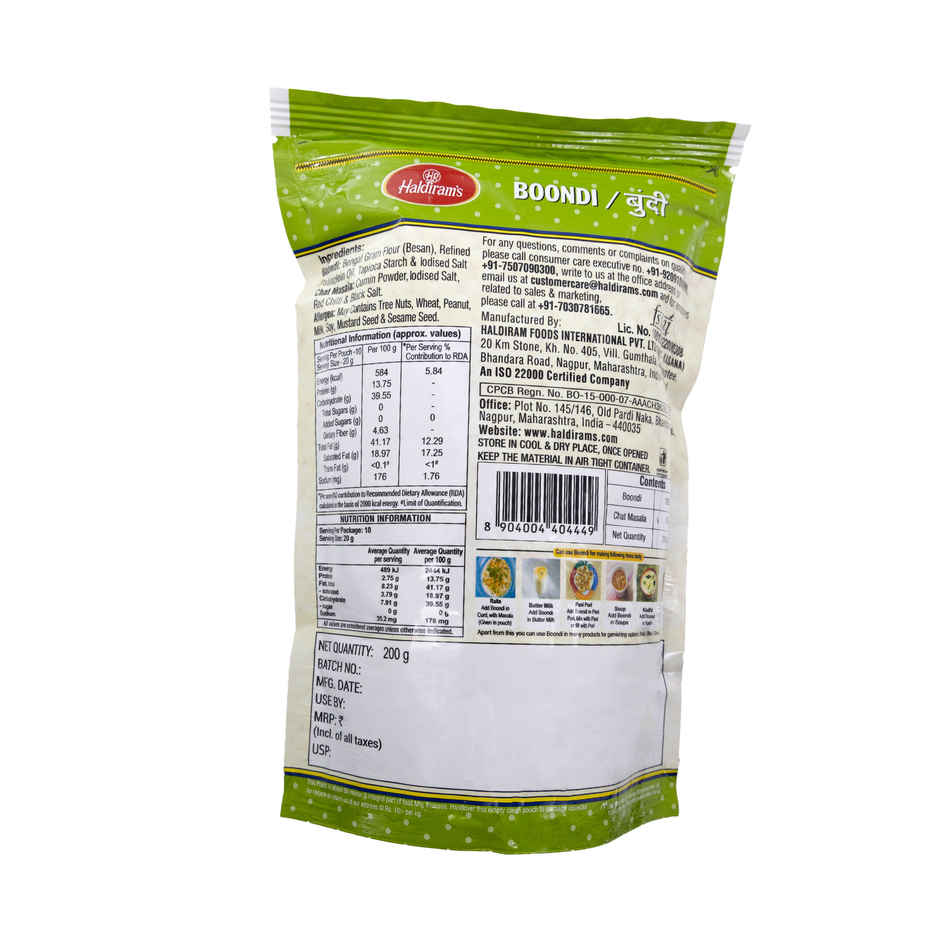 Haldirams Namkeen - Khara Boondi Combo