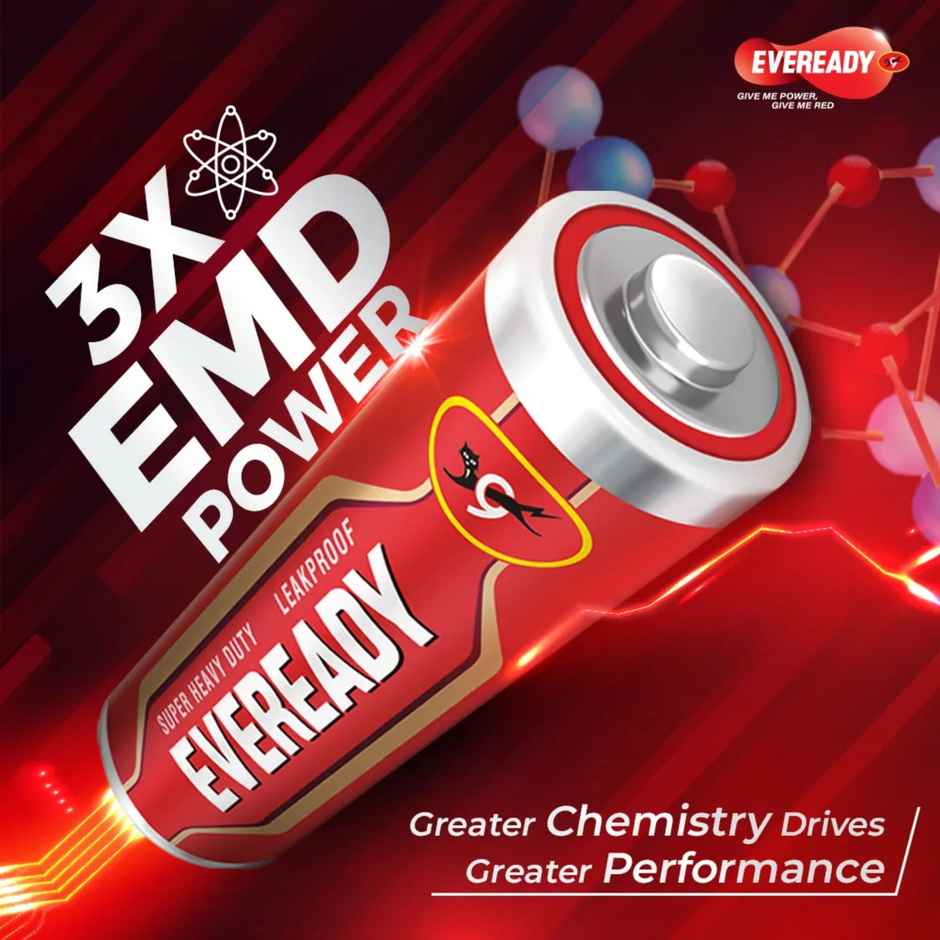 Eveready 1012 Carbon Zinc AAA Battery 10 pc & AA pack of 10 10 pc Combo