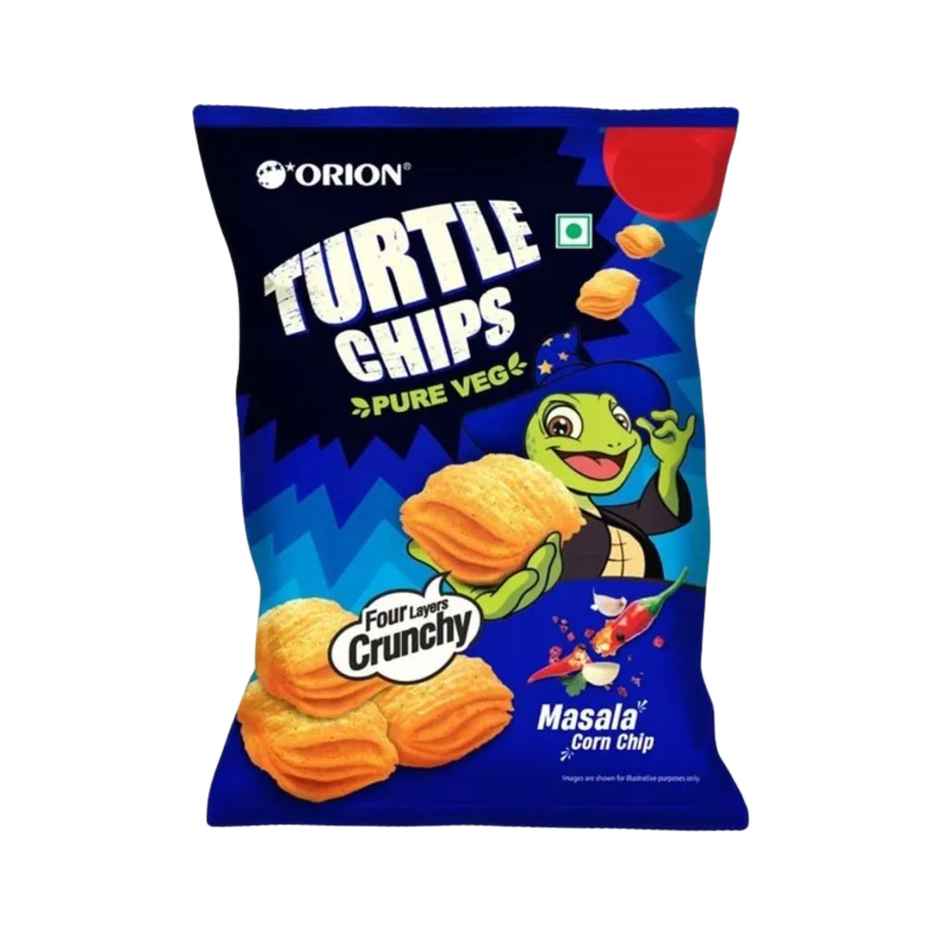 Orion Turtle Chips - Masala Korean corn chips