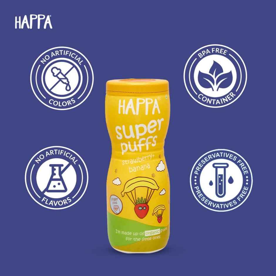 Happa Super Puffs Strawberry | Banana