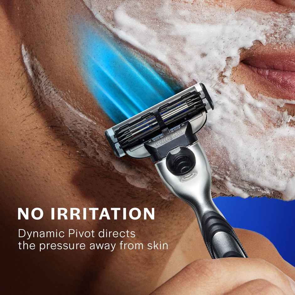 Gillette Shave Foam - Classic Regular Skin (418g) & Gillette Mach3 Menâ€™S Razor With 2 Cartridges (1pc) Combo